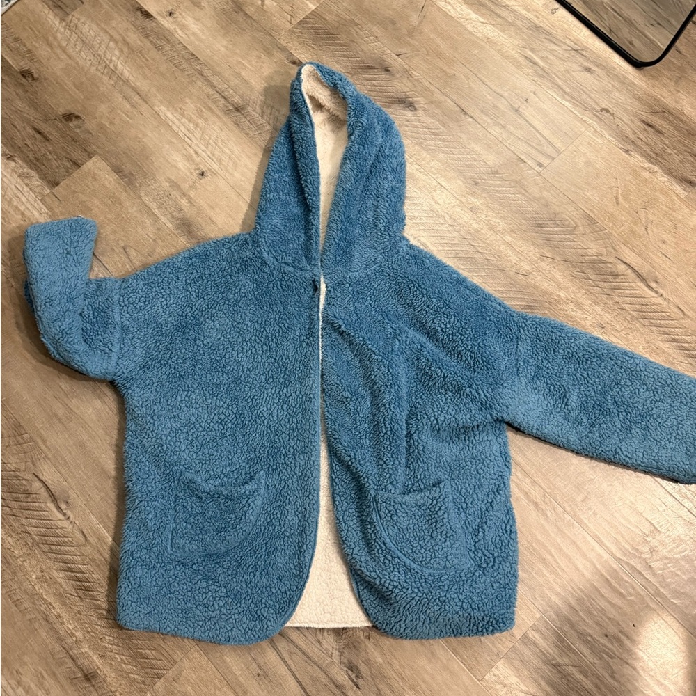 Jessica Simpson Blue Sherpa Jacket